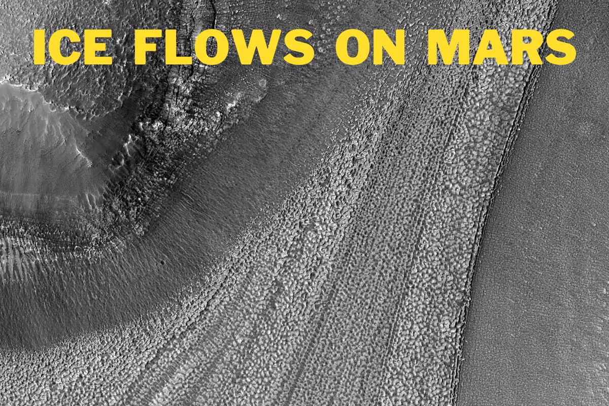 ice flows on mars